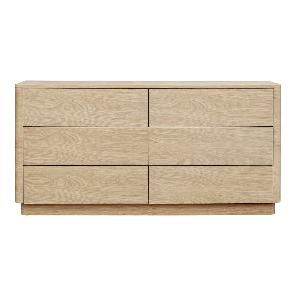 Round Off Dresser Light Oak Brown. Picture 1