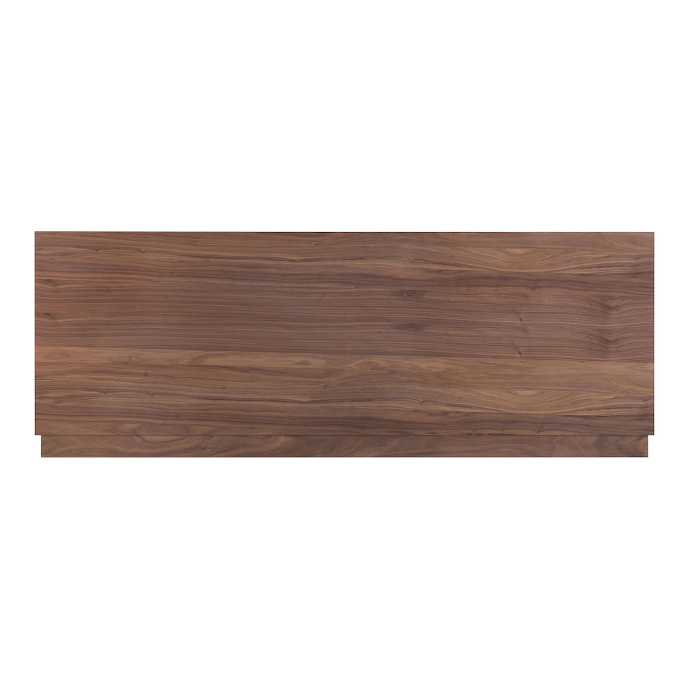 Round Off King Bed Walnut Brown. Picture 5