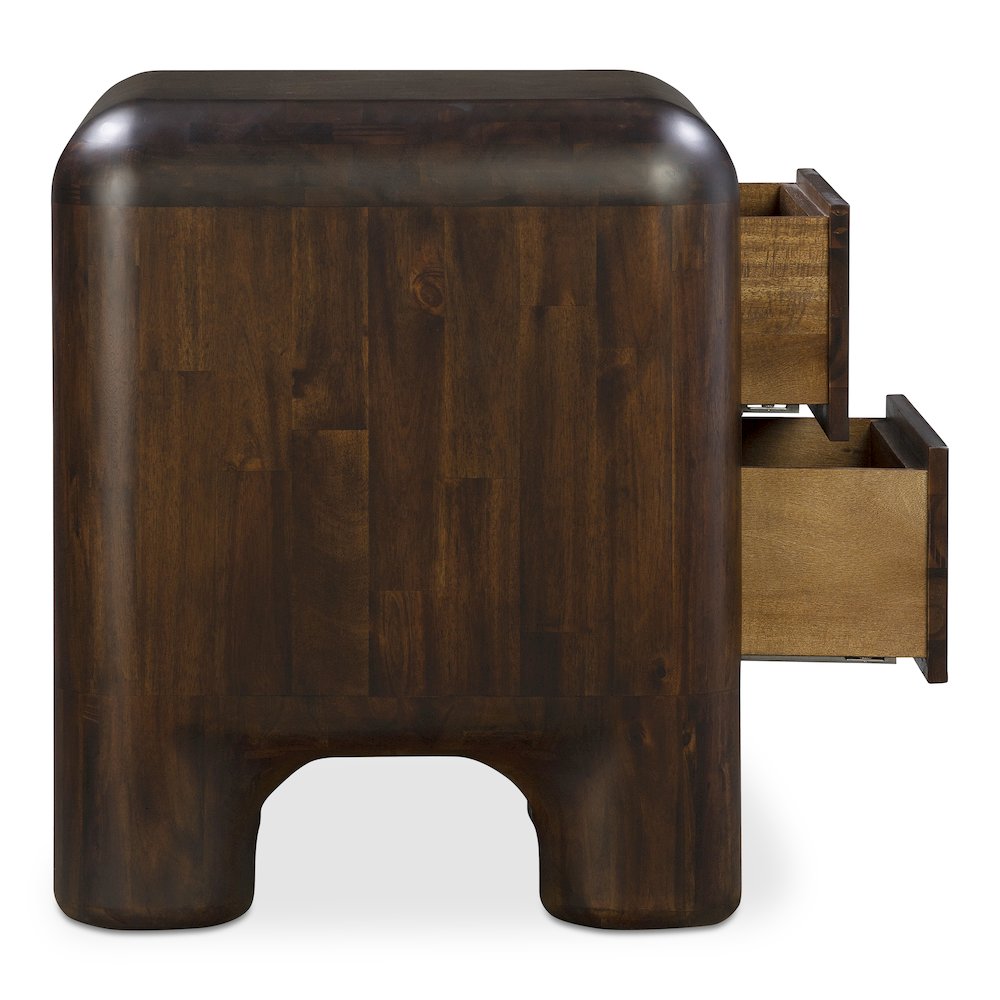 Rowan Nightstand Dark Brown. Picture 9