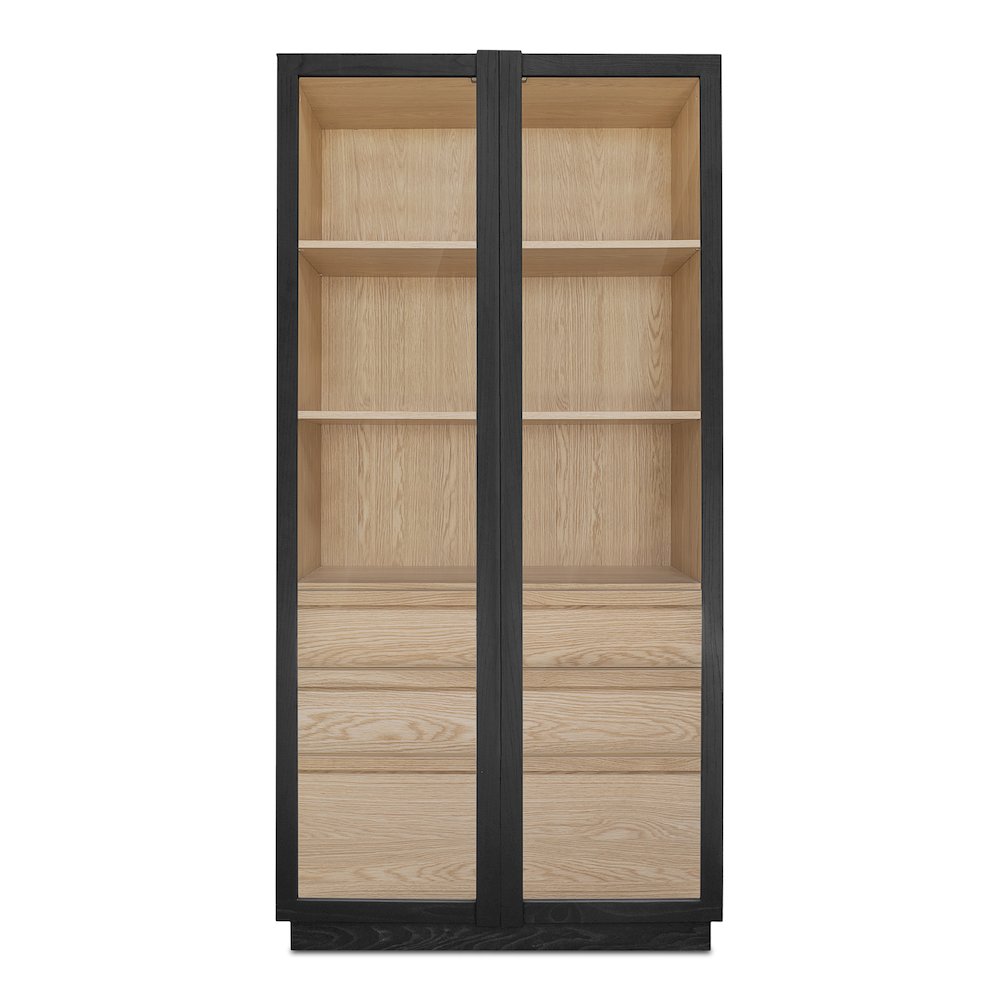 Charlotte Tall Cabinet Black. Picture 1