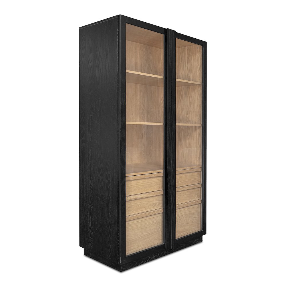 Charlotte Tall Cabinet Black. Picture 2