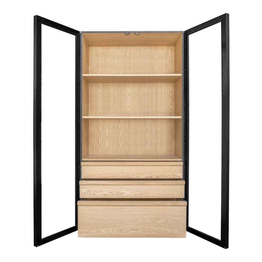 Charlotte Tall Cabinet Black. Picture 5
