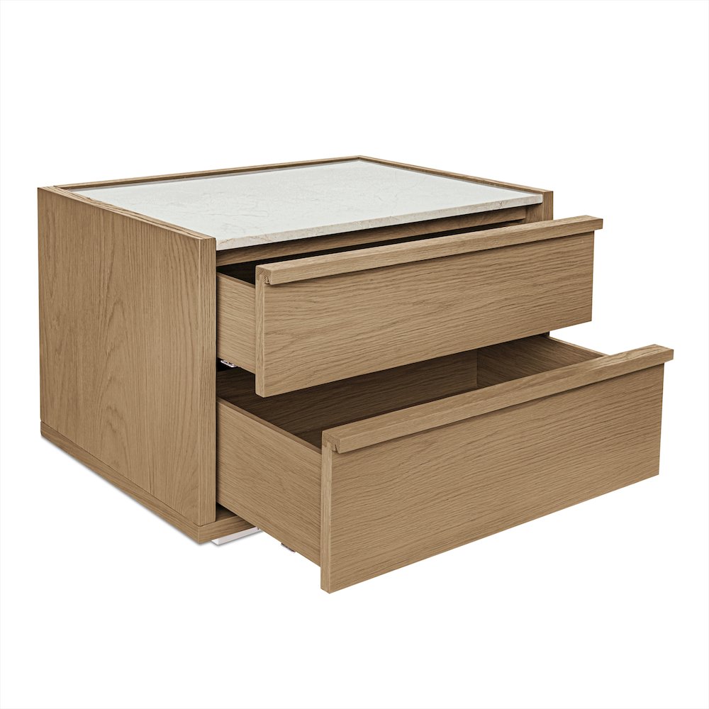 Ashcroft Nightstand Oak. Picture 2