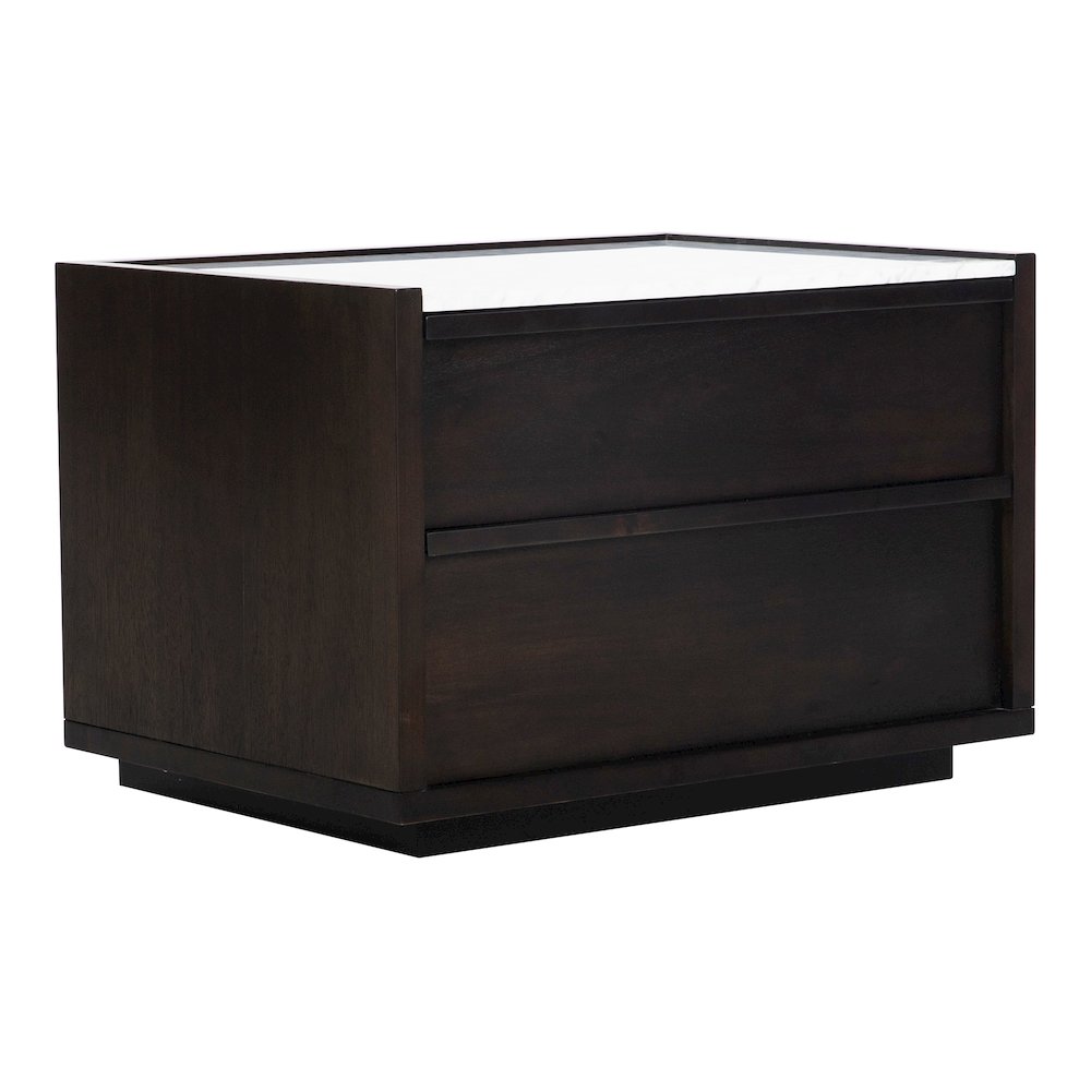 Ashcroft Nightstand Dark Grey. Picture 2