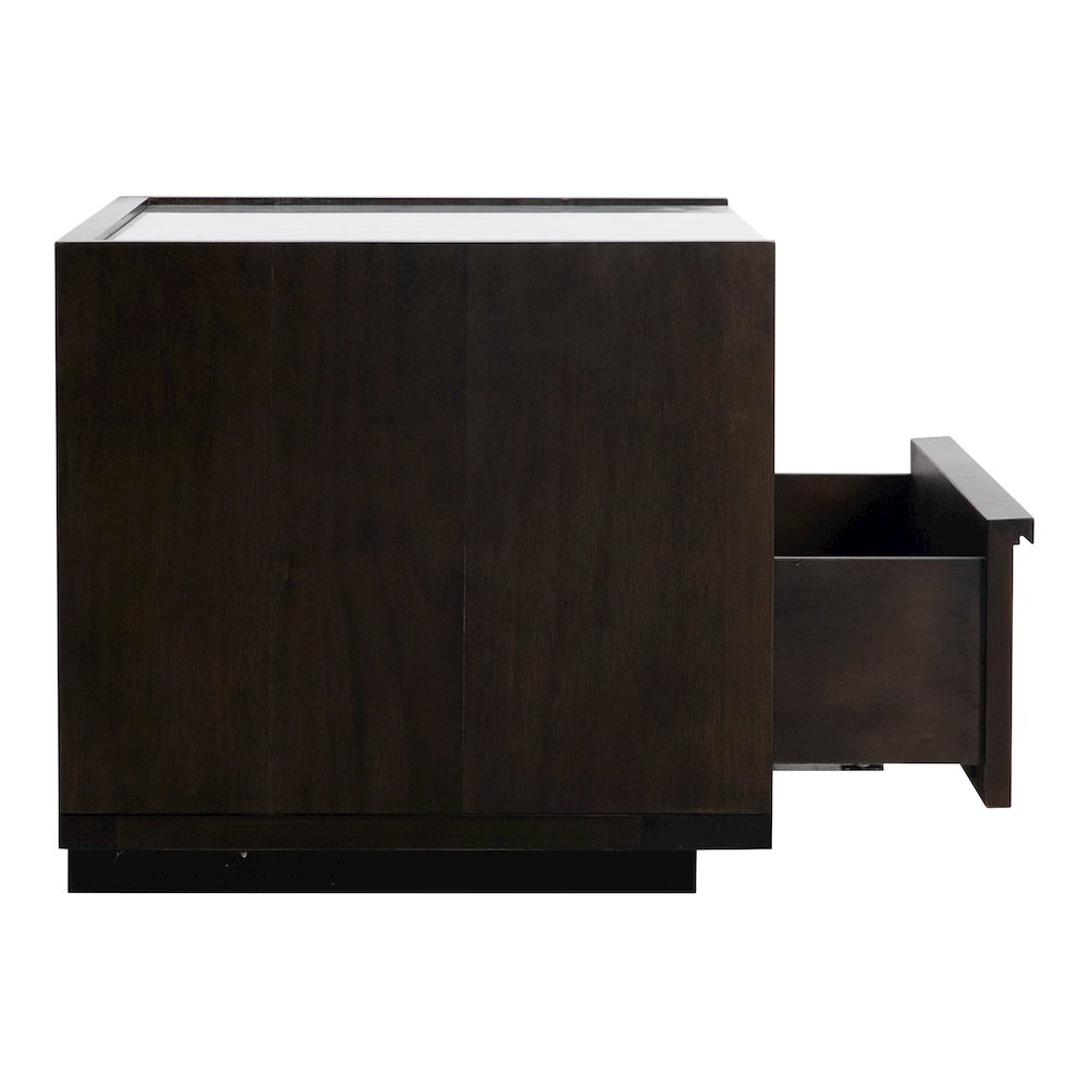 Ashcroft Nightstand Dark Grey. Picture 5