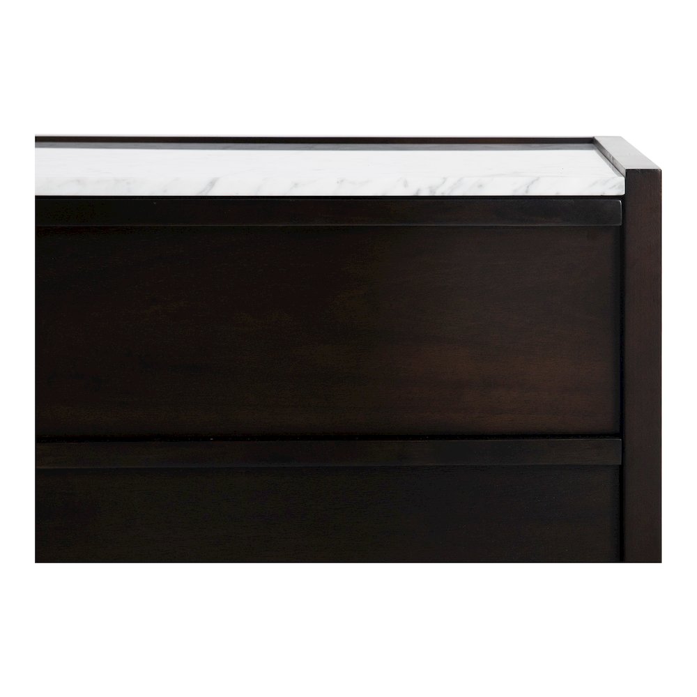 Ashcroft Nightstand Dark Grey. Picture 6