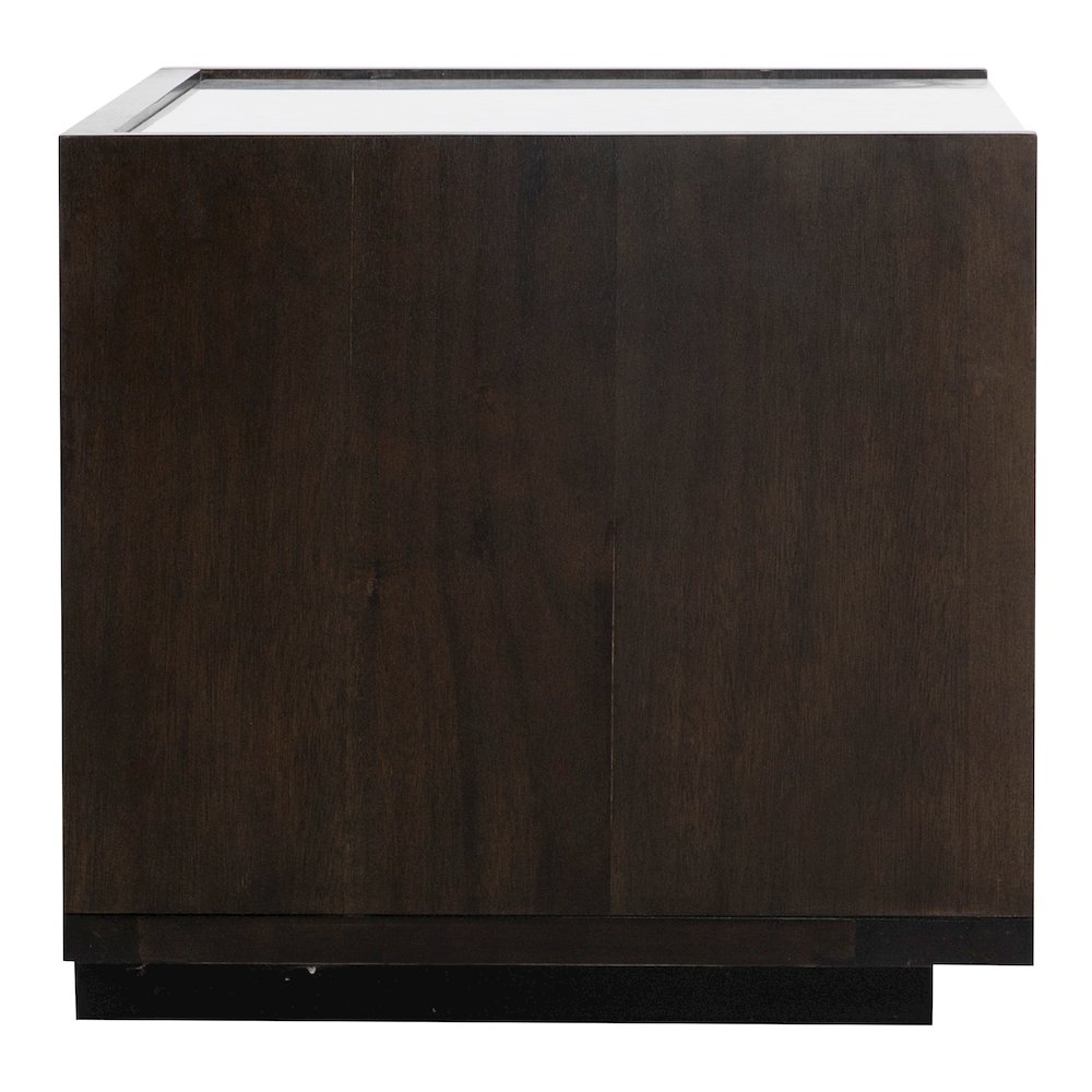 Ashcroft Nightstand Dark Grey. Picture 4