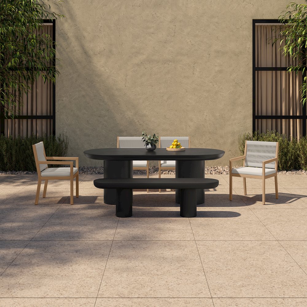 Rocca Dining Table Black. Picture 7