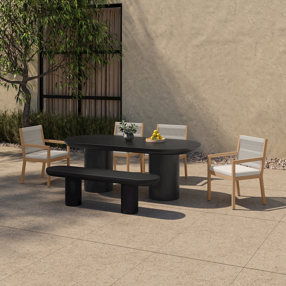Rocca Dining Table Black. Picture 8