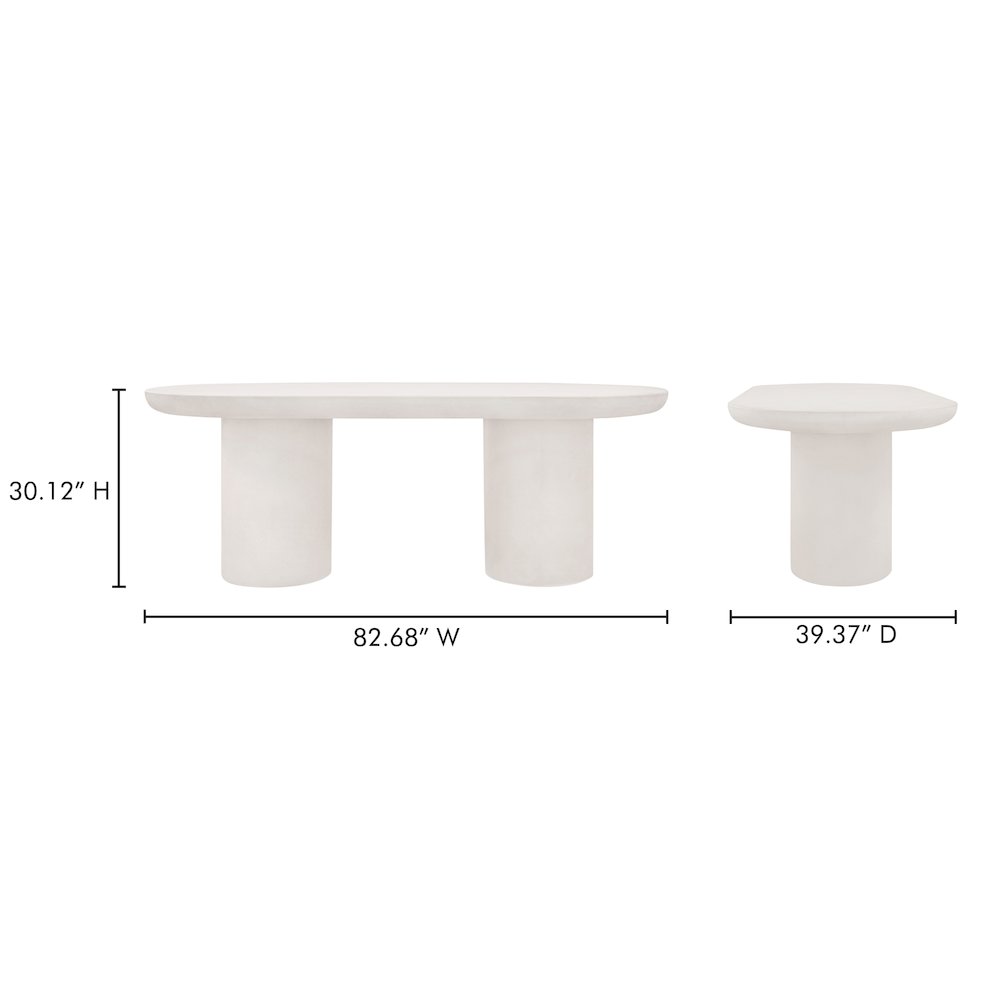 Rocca Dining Table Cream. Picture 8