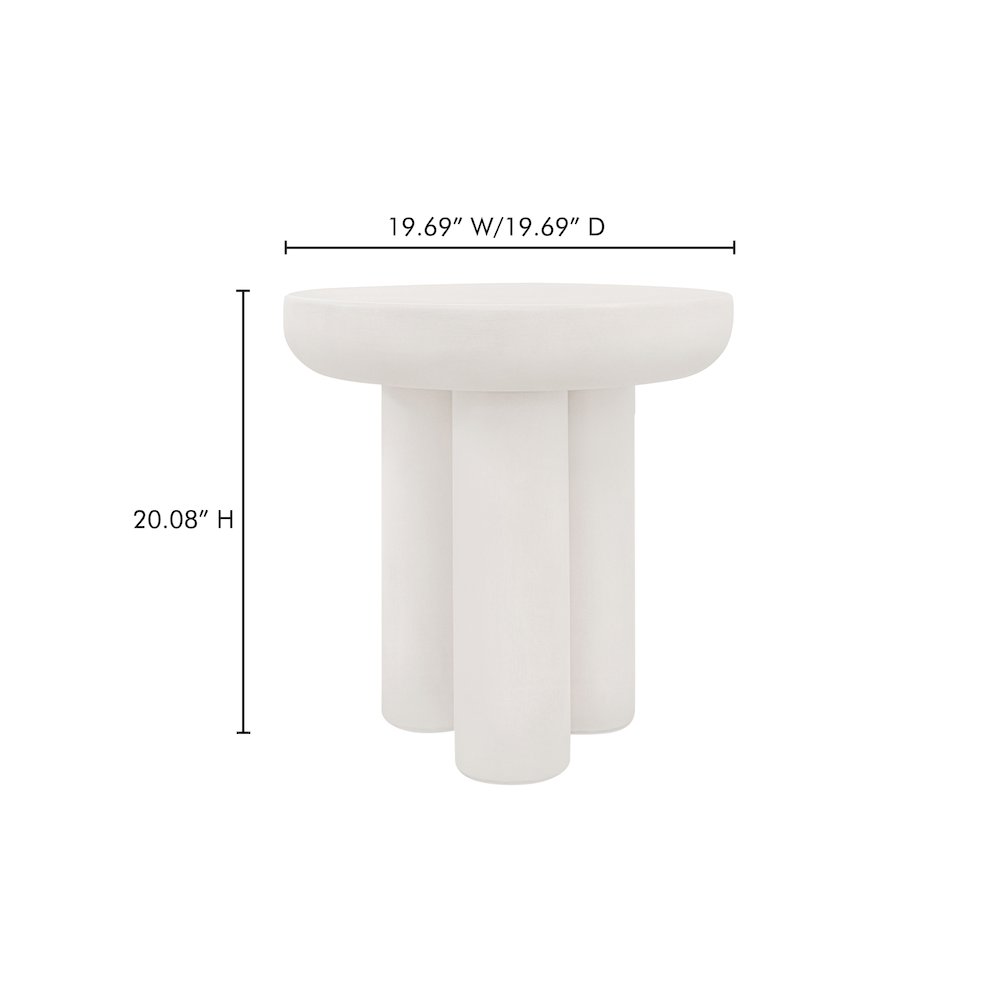 Rocca Side Table Cream. Picture 10