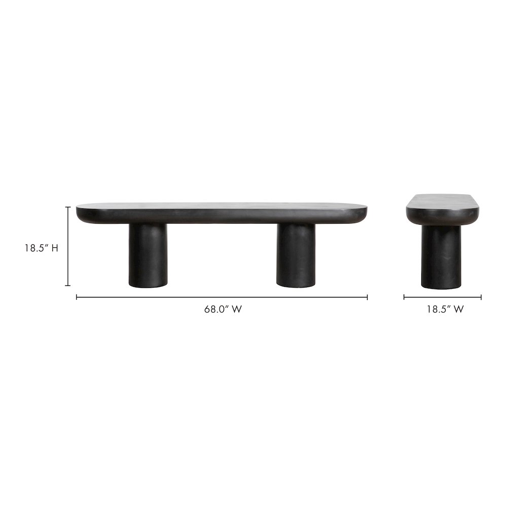 Rocca Bench Black. Picture 9