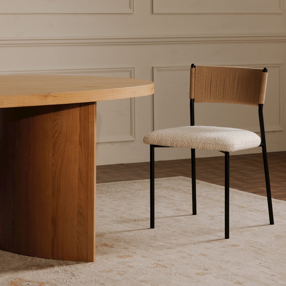 Foley Dining Chair White Set Of Two. Picture 9