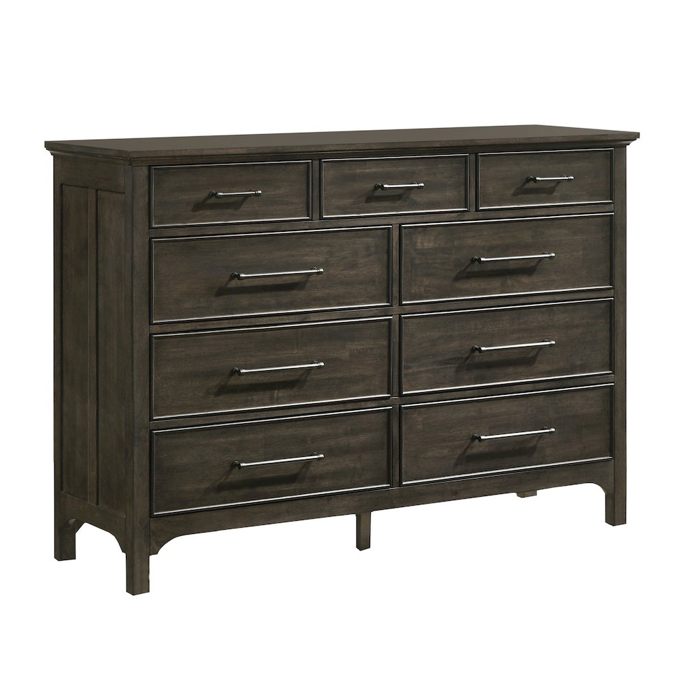 Hawthorne 9-Drawer Dresser, Brushed Charcoal. Picture 1