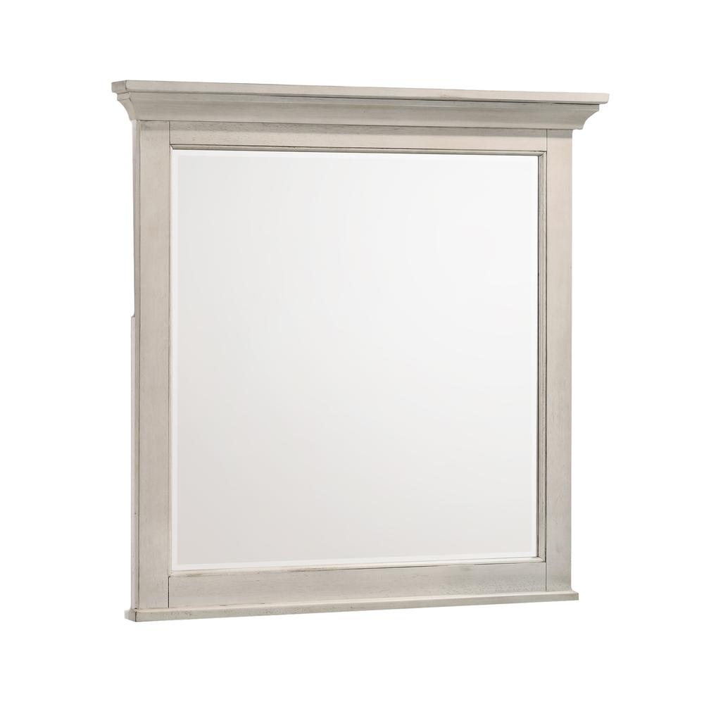 Mirror in Rustic White. Picture 1