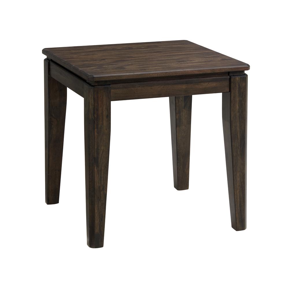 24" x 24" End Table in Brushed Mango. Picture 1