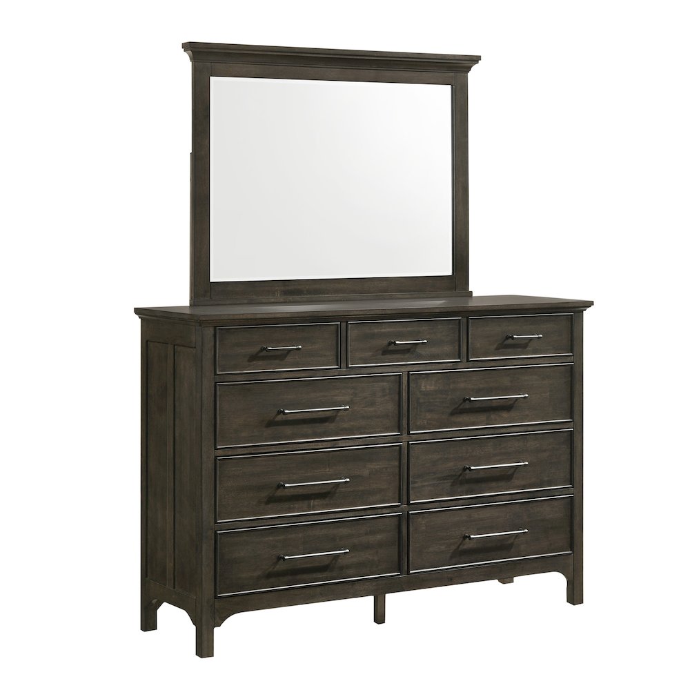 Hawthorne 9-Drawer Dresser, Brushed Charcoal. Picture 3
