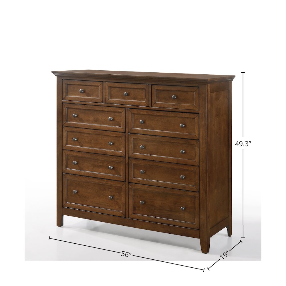San Mateo 11-Drawer Gentlemen's Chest, Tuscan. Picture 2