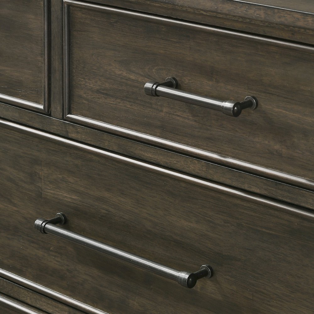 Hawthorne 6-Drawer Chest, Brushed Charcoal. Picture 3
