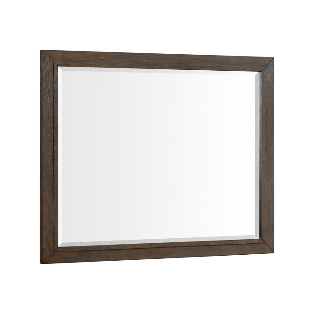 Dresser Mirror in Weathered Vintage Oak. Picture 1