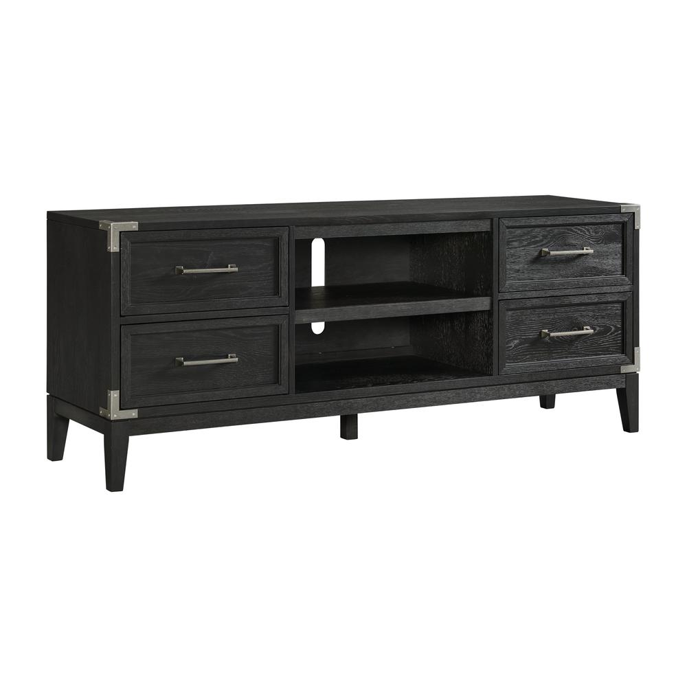 70x28 Console in Weathered Steel. Picture 1