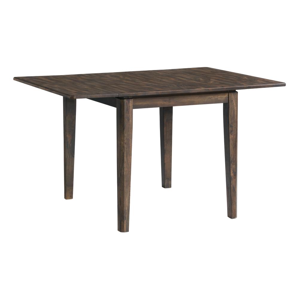 36 x 30-40-50" Drop Leaf Table in Brushed Mango. Picture 1