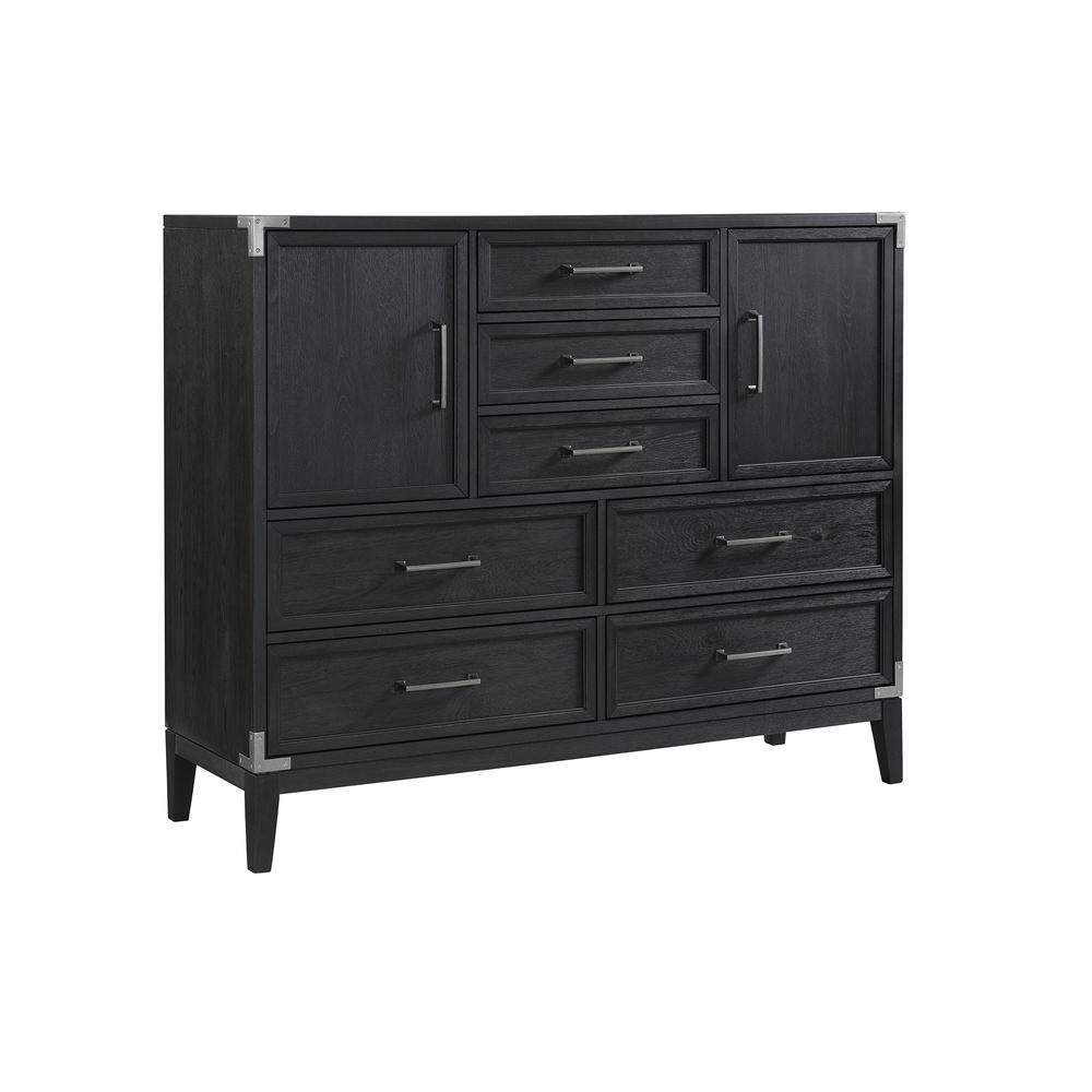 Master Chest, 7 Drawer in Weathered Steel. Picture 1