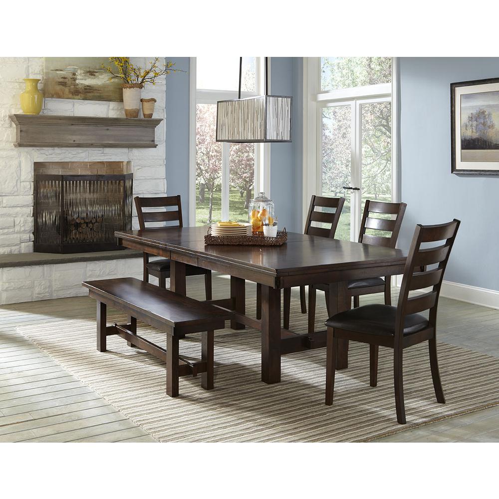 Kona 44 x 76-92 Dining Table with Trestle Base. Picture 1