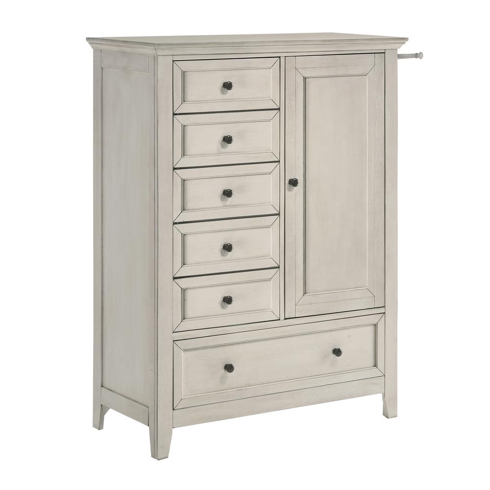 Chifferobe in Rustic White. Picture 1