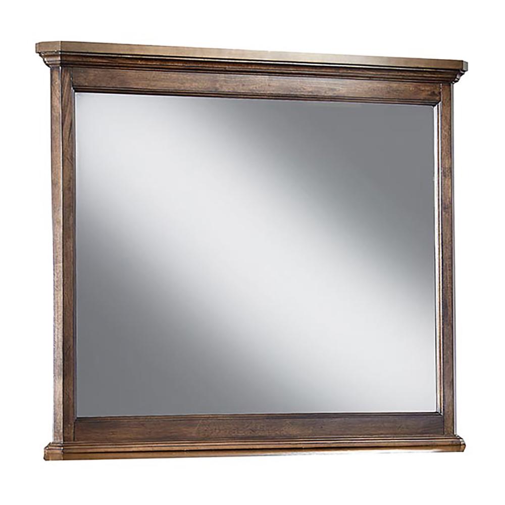 Landscape Mirror in Vintage Oak. Picture 1