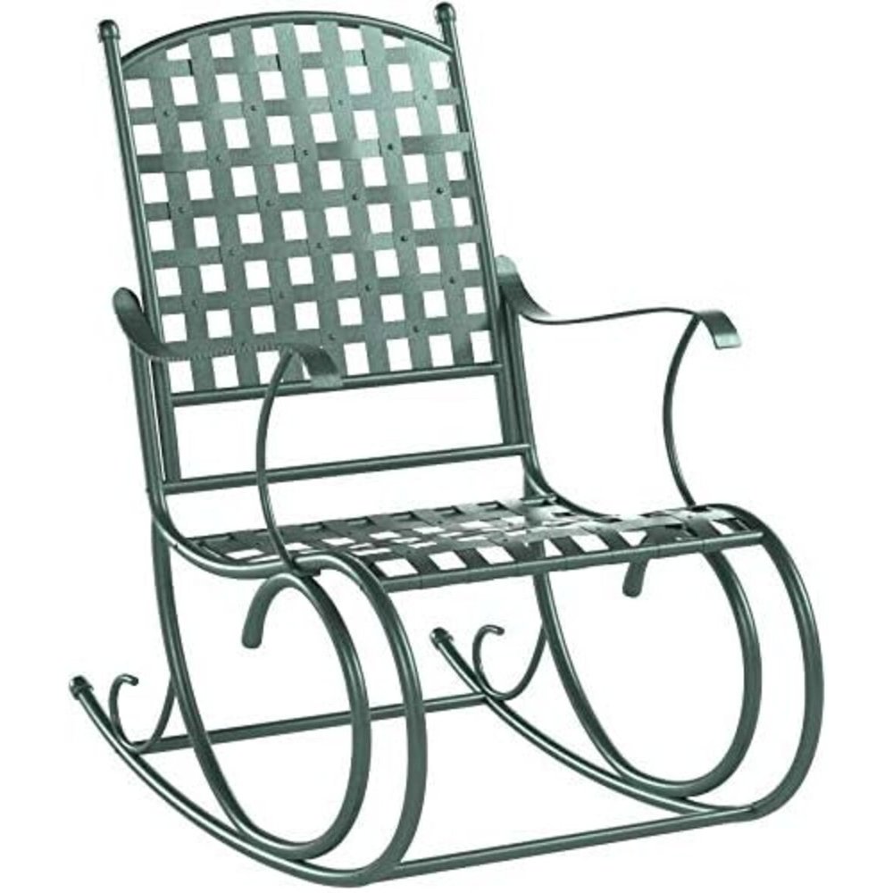 Santa Fe Iron Nailhead Rocker. Picture 1