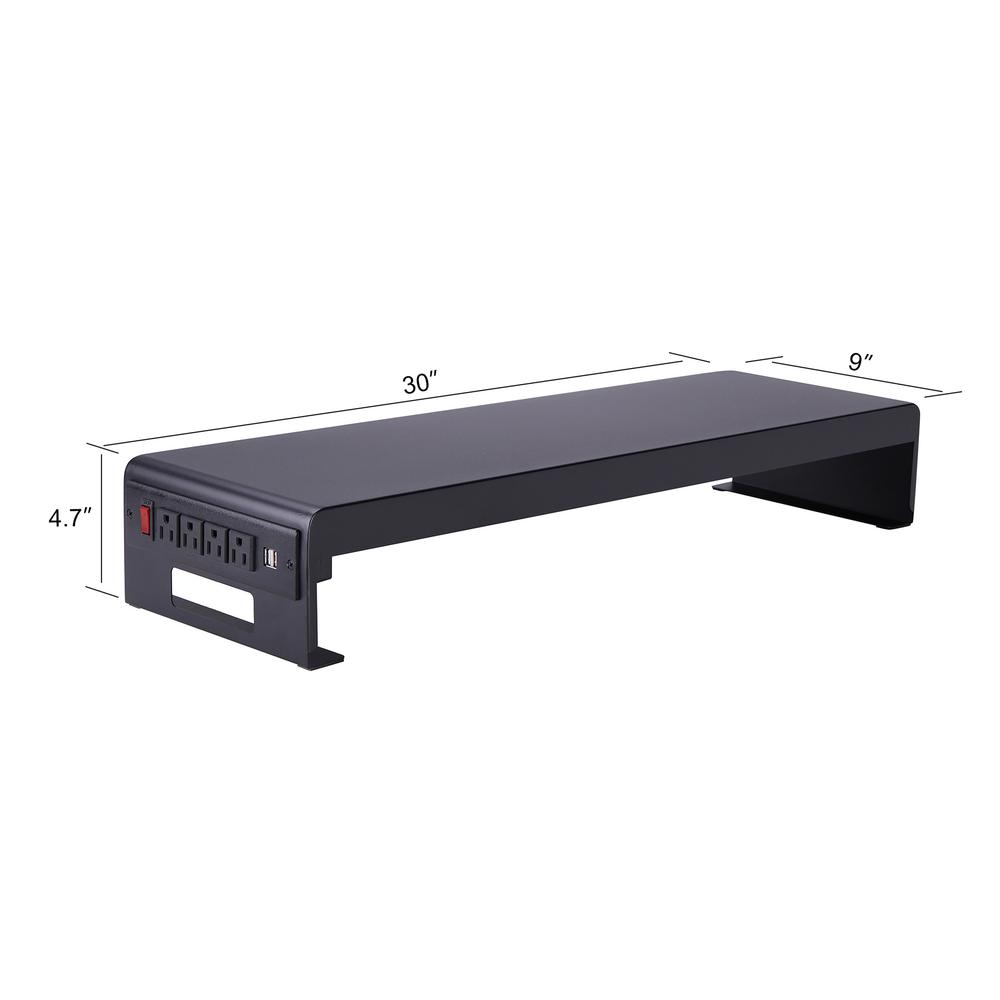 Rocelco 40" Height Adjustable Standing Desk Converter. Picture 6