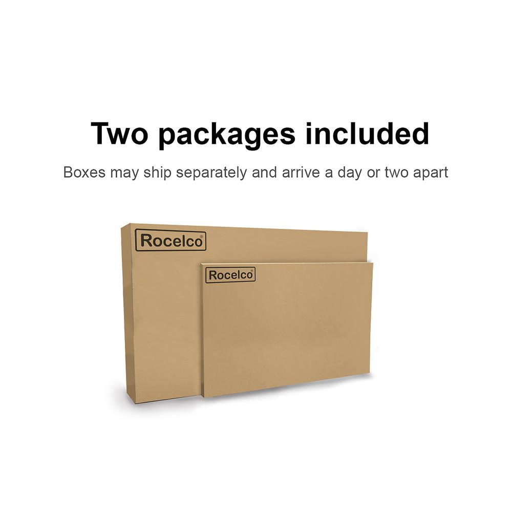 Rocelco 40" Height Adjustable Standing Desk Converter. Picture 8