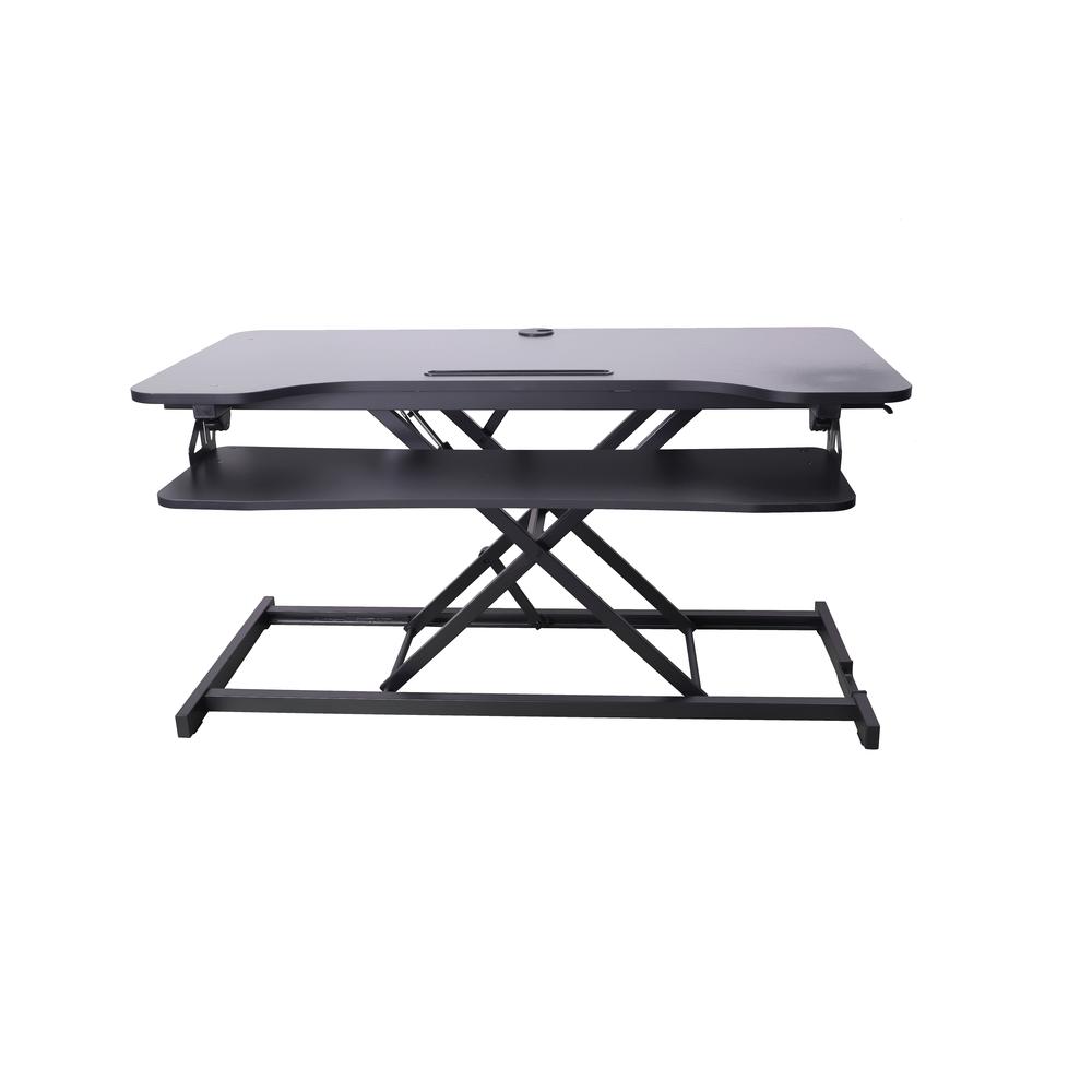 Rocelco 43" Height Adjustable Standing Desk Converter. Picture 6