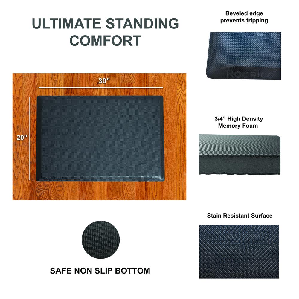 Rocelco 43" Height Adjustable Standing Desk Converter. Picture 5
