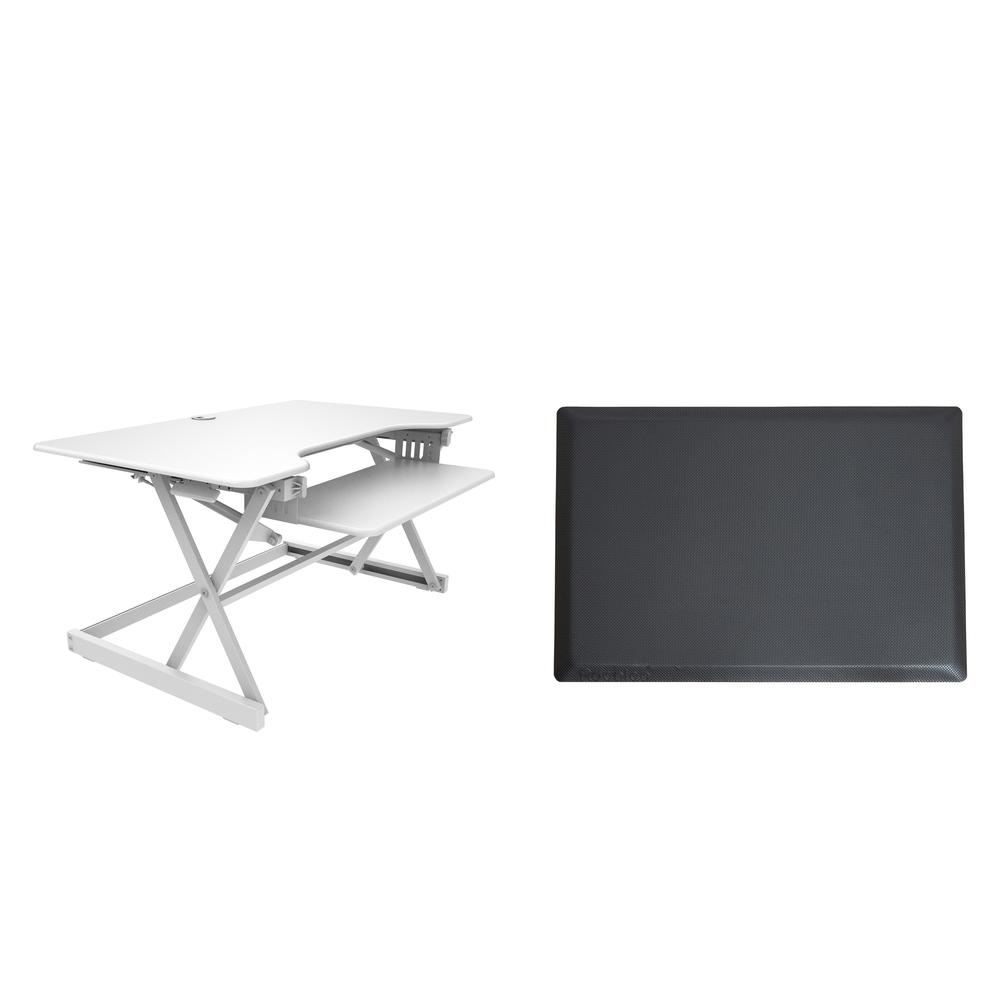 Rocelco 40" Large Height Adjustable Standing Desk. Picture 1