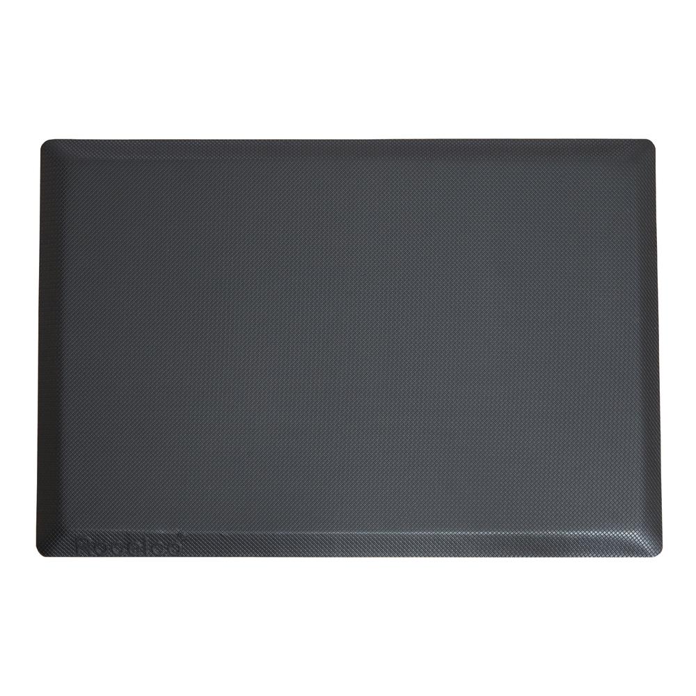 Rocelco MAFM Medium Anti Fatigue Standing Mat, 30" x 20" - Black. Picture 1