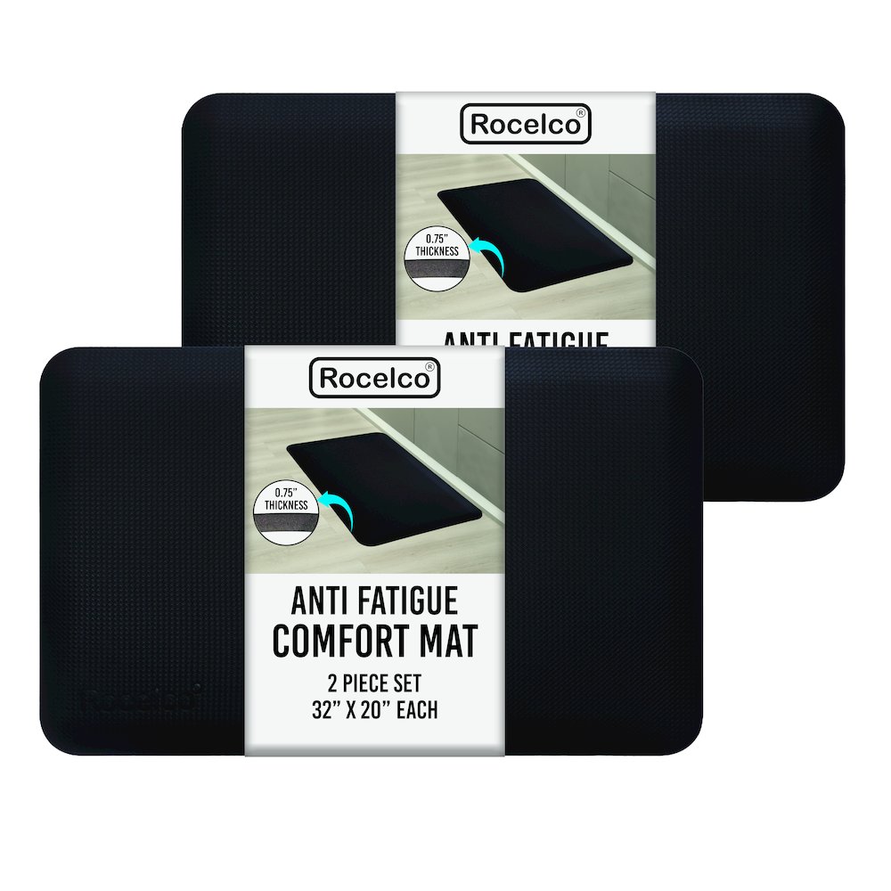 2 Pack Anti Fatigue Standing Floor Mat, 32"x20". Picture 1