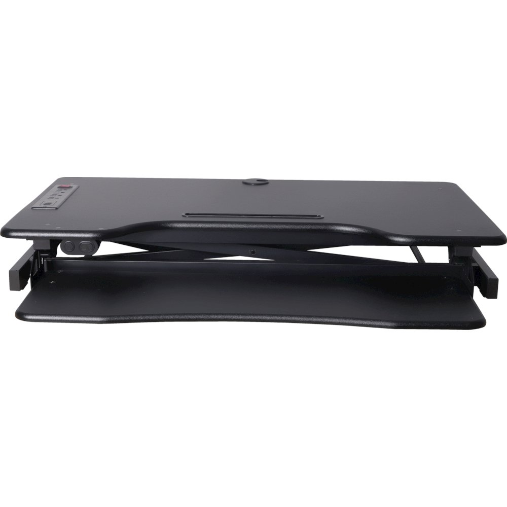 37.4" Electric Standing Desk Converter with AC USB ChargerDR2B). Picture 5