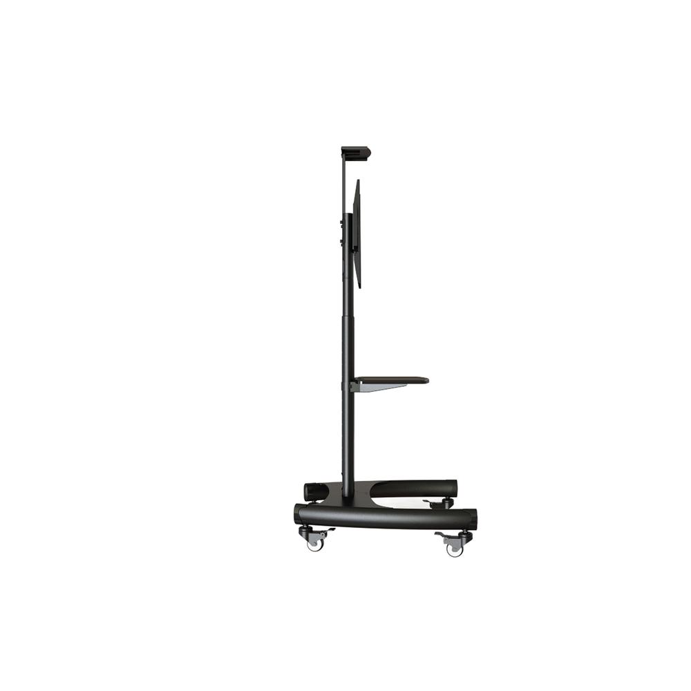 Rocelco VSTC 32"-70" Mobile Flat Screen, Monitor, A/V and TV Cart with A/V Component and Webcam Shelves. Picture 3