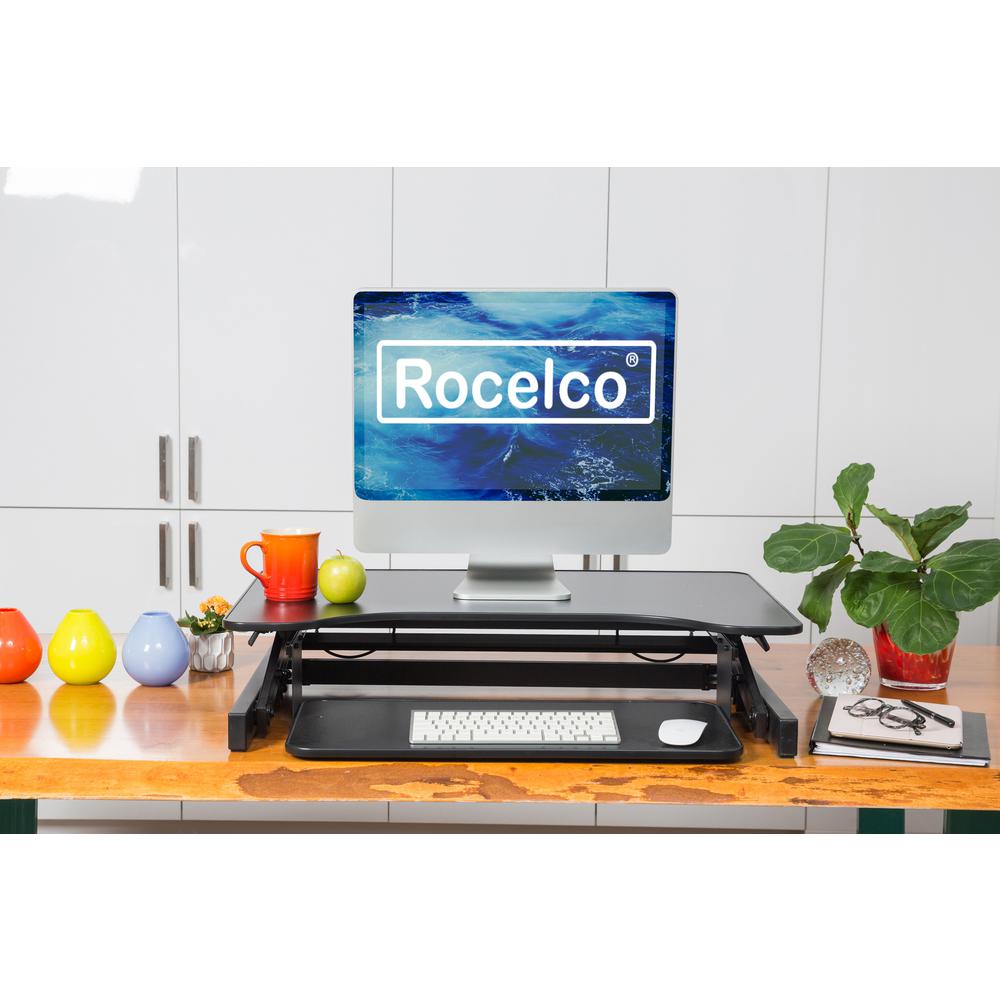 Rocelco 32" Height Adjustable Standing Desk. Picture 7