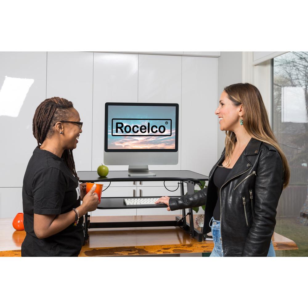 Rocelco 32" Height Adjustable Standing Desk. Picture 2
