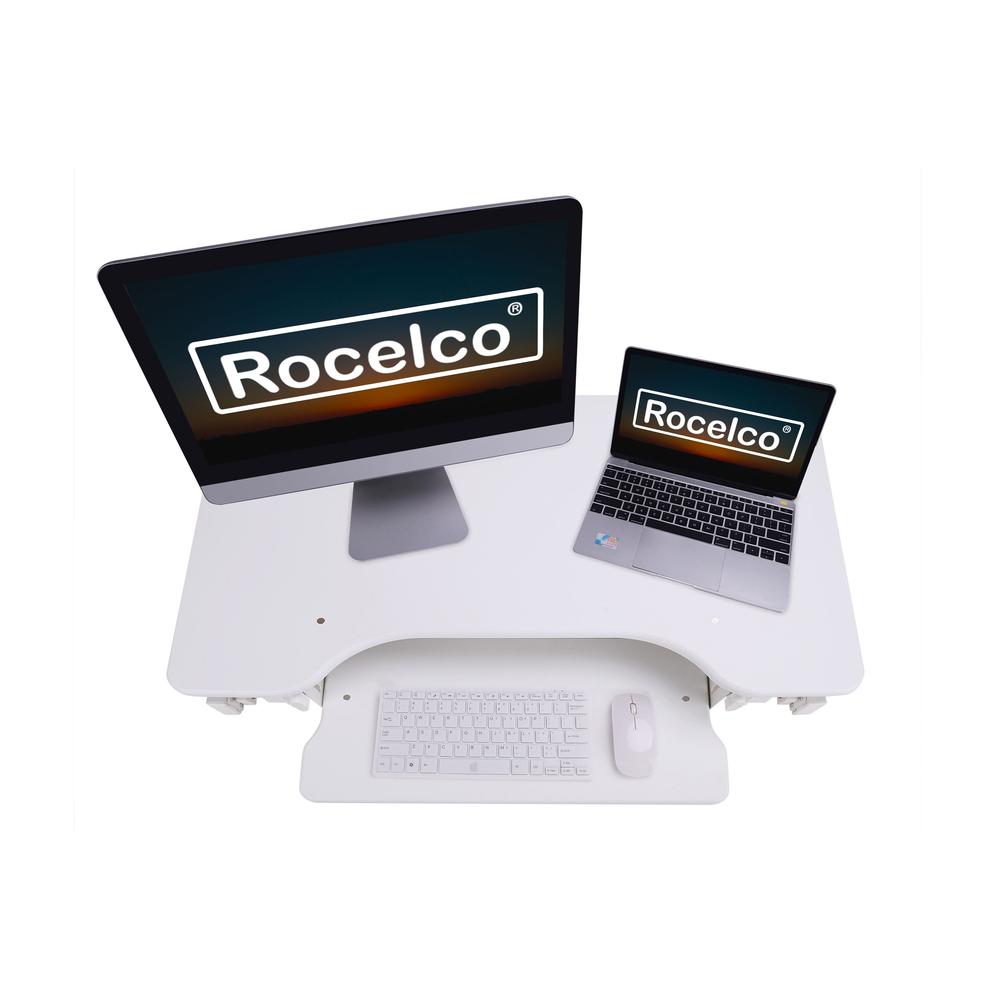Rocelco 32" Height Adjustable Standing Desk. Picture 7