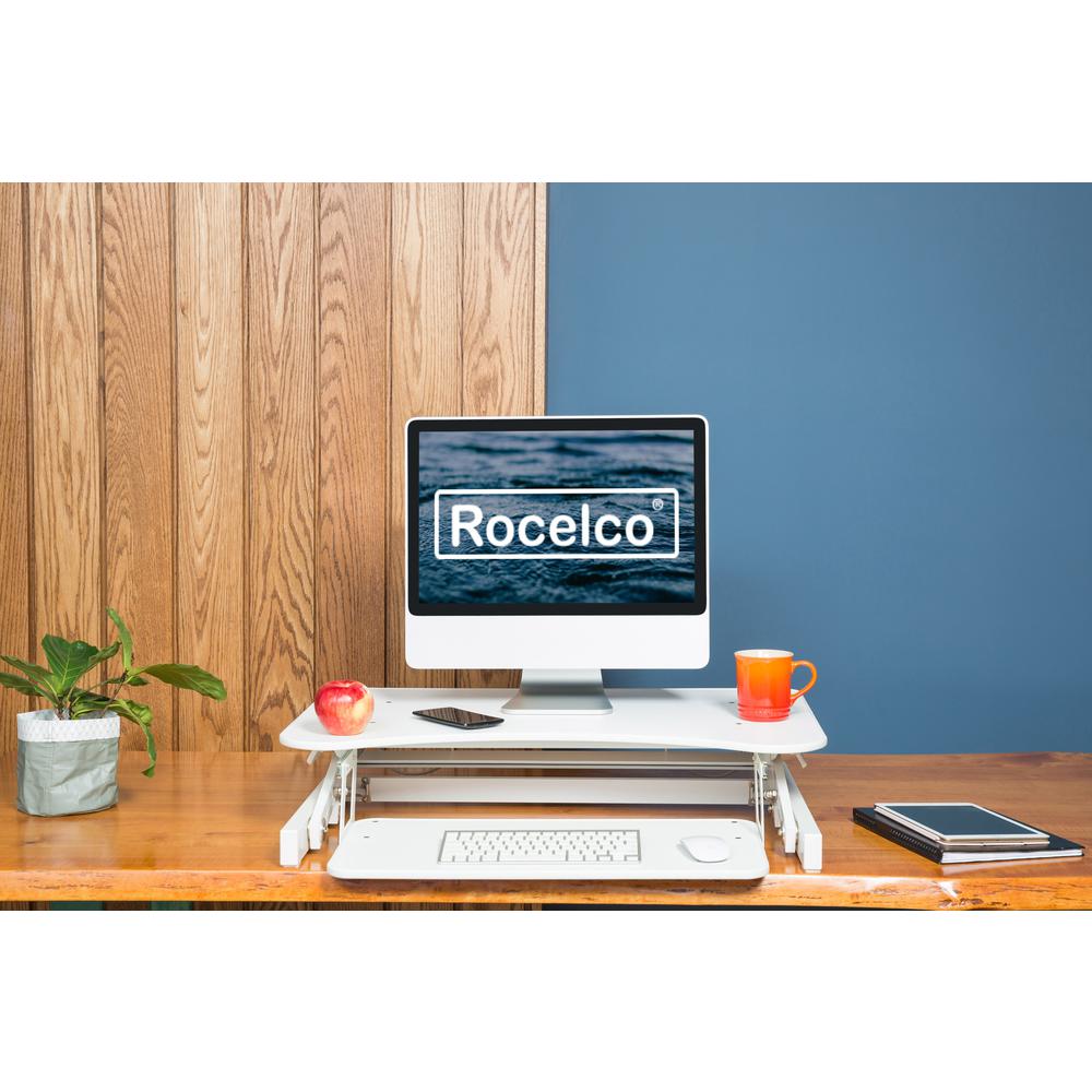 Rocelco 32" Height Adjustable Standing Desk. Picture 2