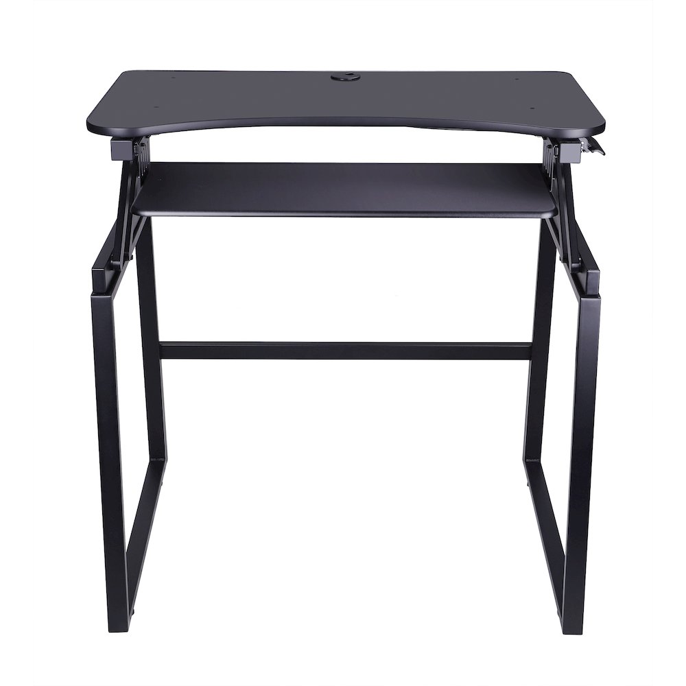 37.5" Height Adjustable Standing Desk Converter with Floor Stand BUNDLE. Picture 5