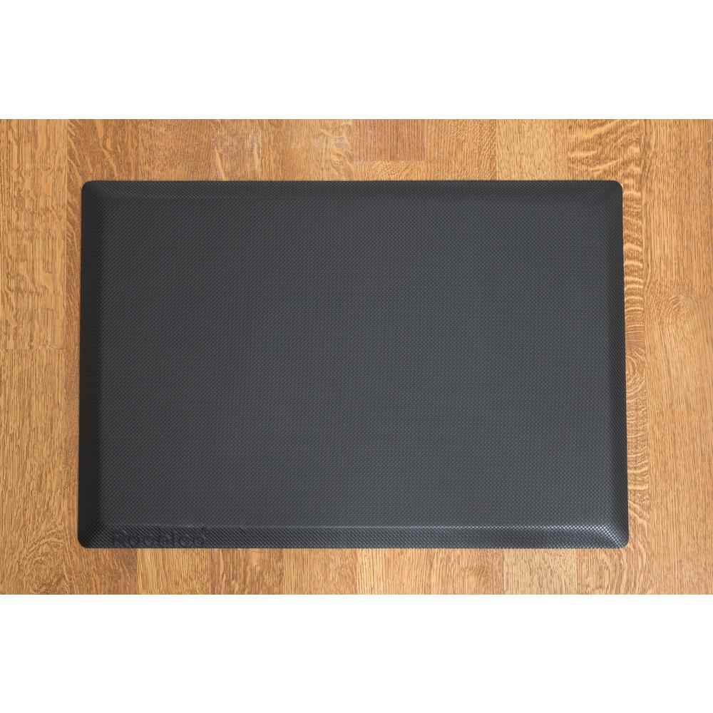 Rocelco MAFM Medium Anti Fatigue Standing Mat, 30" x 20" - Black. Picture 2