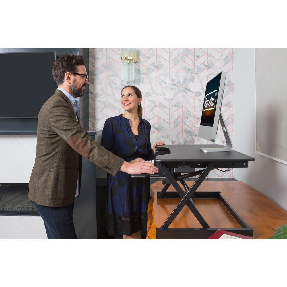 Rocelco 40" Large Height Adjustable Standing Desk. Picture 8