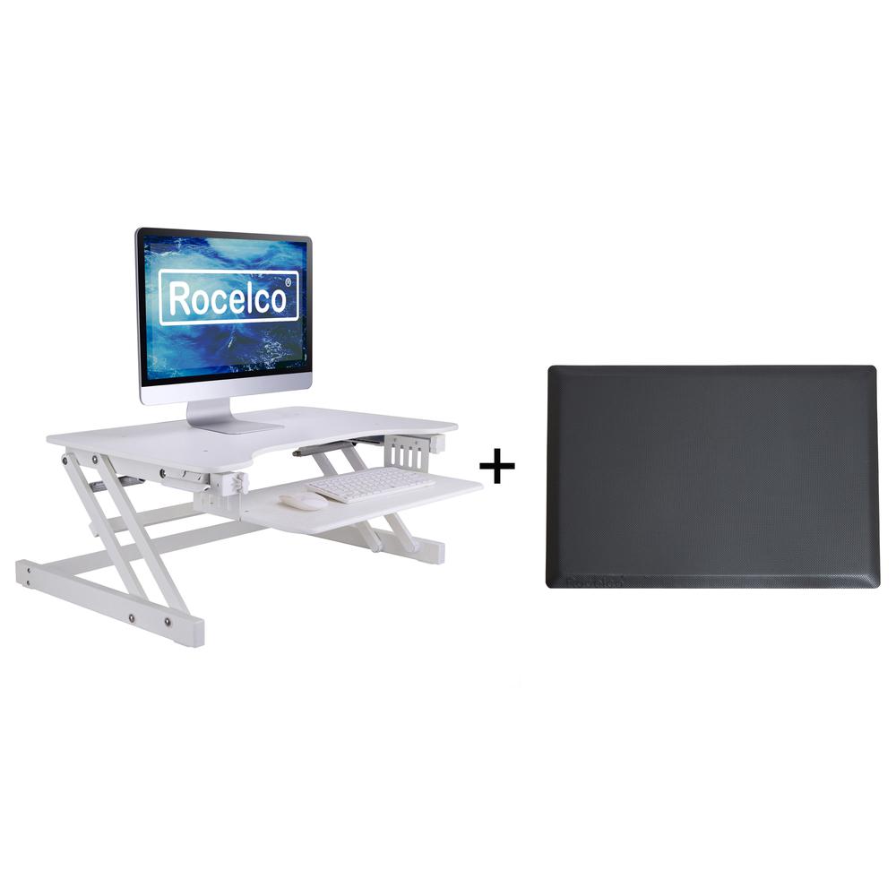 Rocelco 32" Height Adjustable Standing Desk. Picture 1