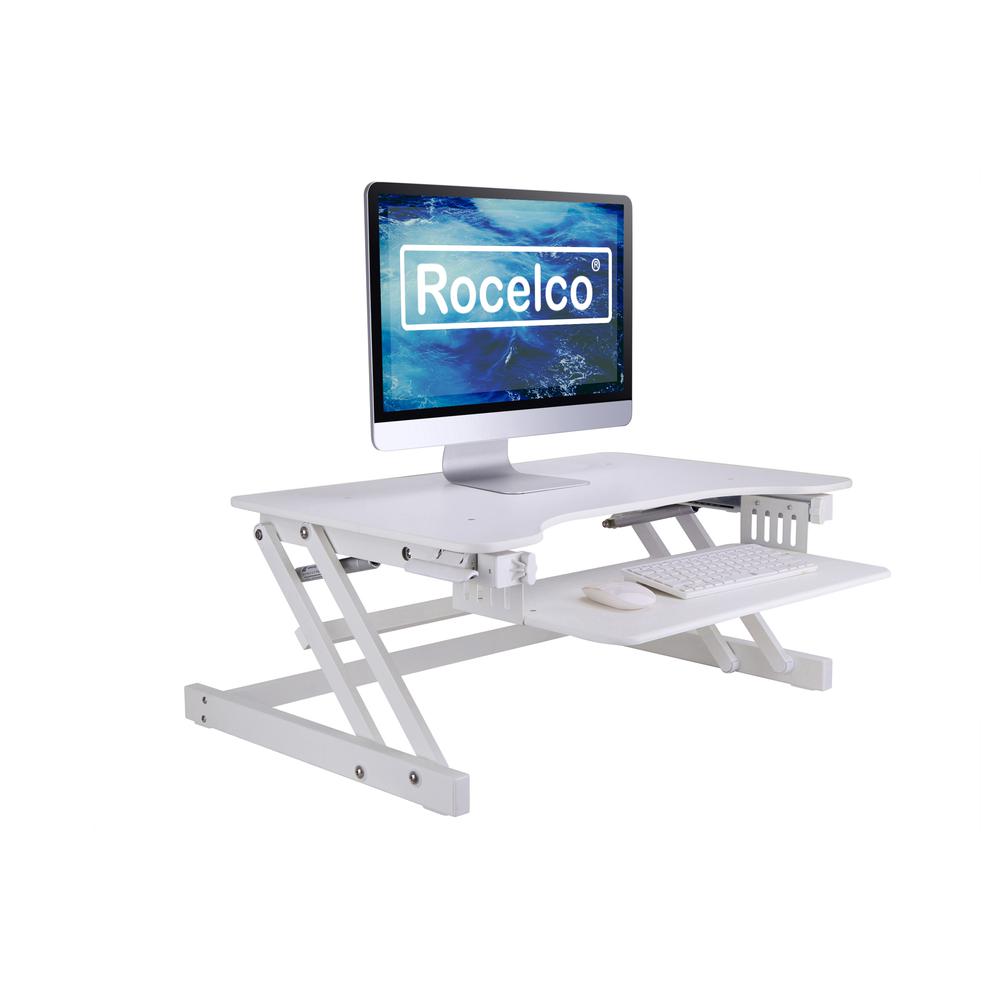 Rocelco 32" Height Adjustable Standing Desk. Picture 1
