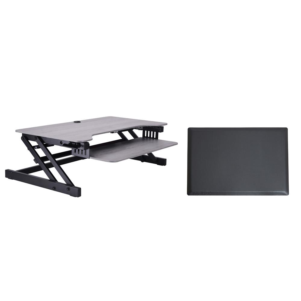 Rocelco 37.5" Deluxe Height Adjustable Standing Desk. Picture 1